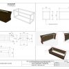 CHẬU HOA GỖ NHỰA 340x780x300