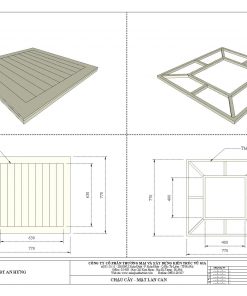 Gỗ mặt vuông 770x770